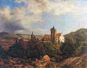 unknow artist Landsberg Castle oil painting on canvas